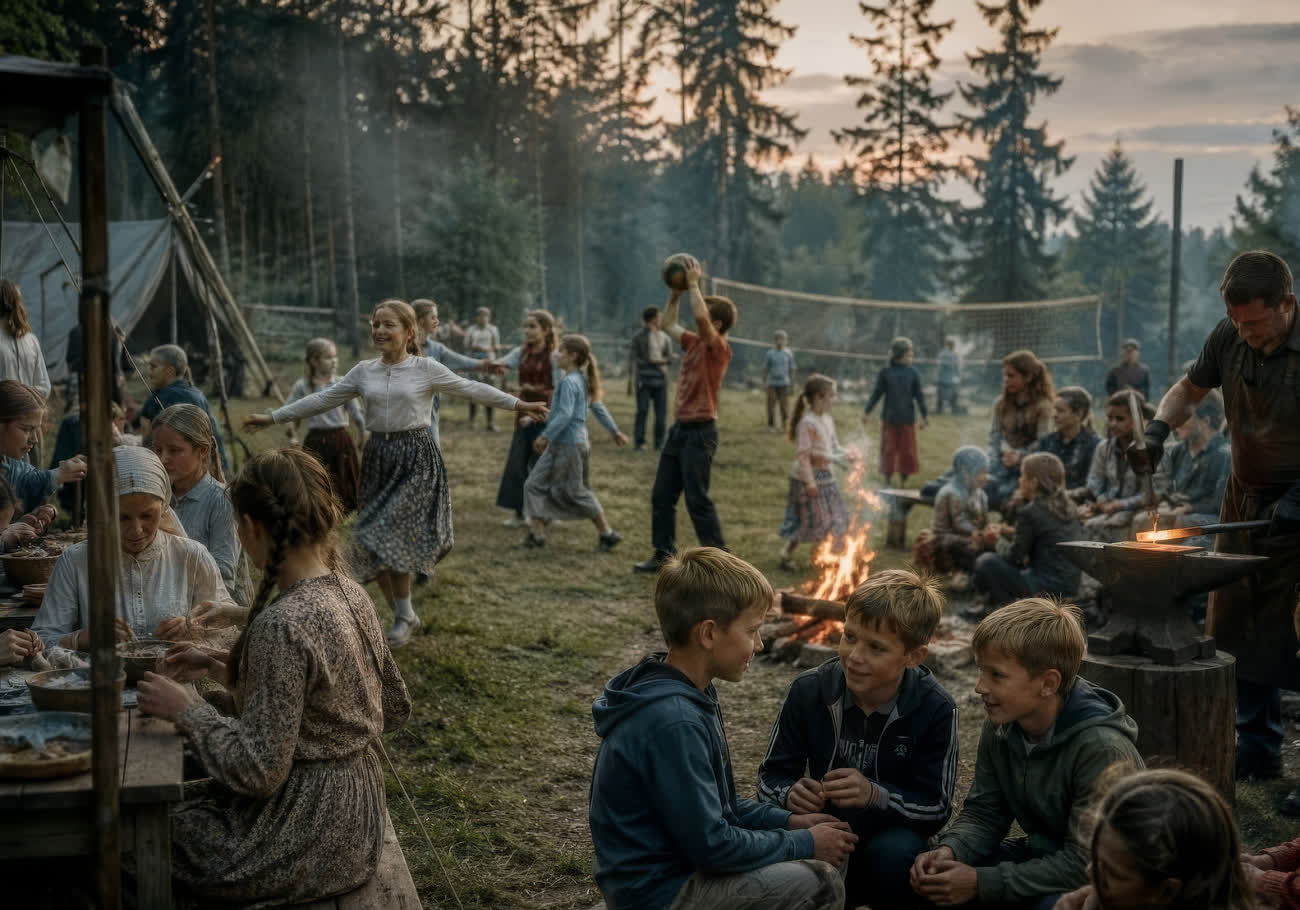 What Do a Tent on the Banks of the Volga, Crisis Management for Children,