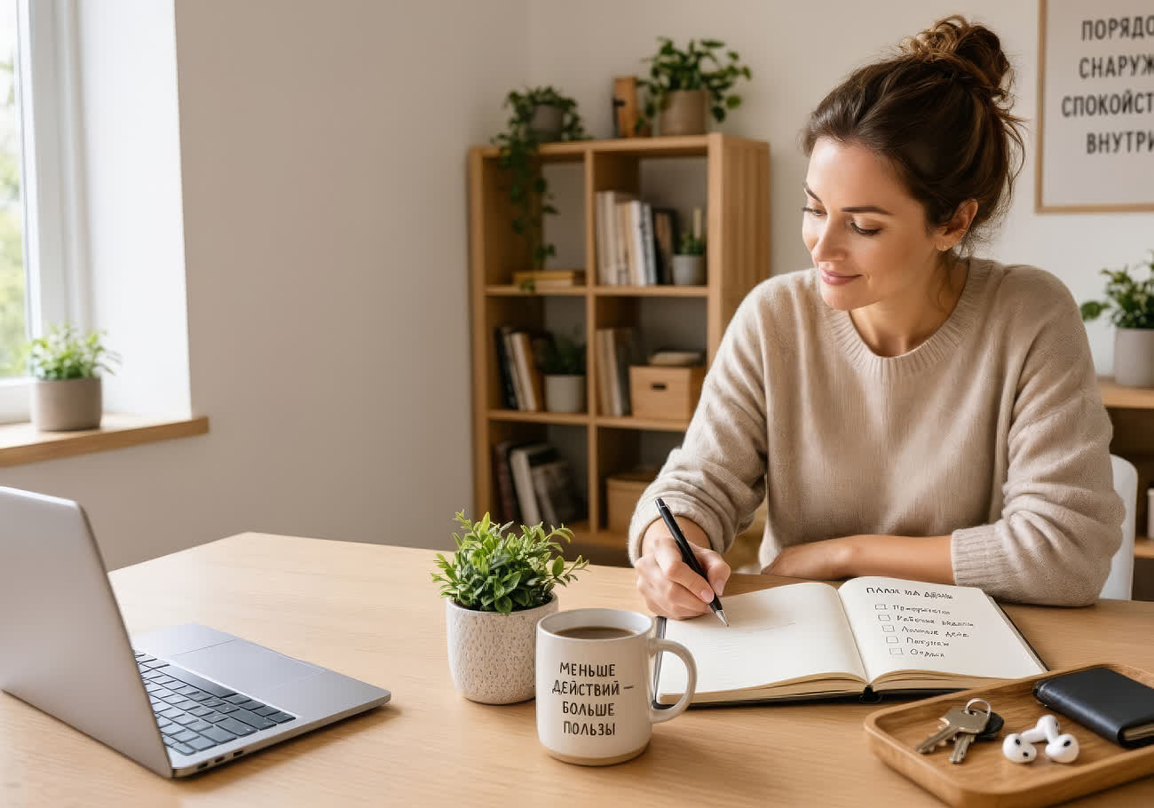 Less action – more benefit: how to bring order