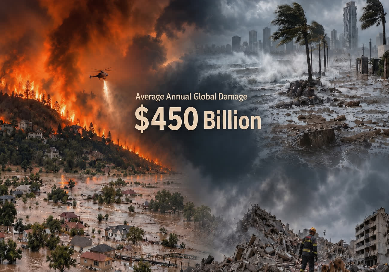 Economics of Warming: Damage, Insurance, and Resilience in
